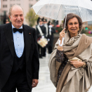Gjestene ankommer operaen: Kong Juan Carlos og Dronning Sofia. Foto: Jon Olav Nesvold / NTB scanpix